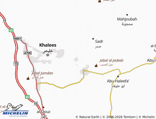 Carte MICHELIN al-Sadr - ViaMichelin