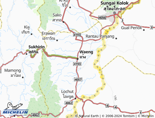 MICHELIN Waeng map - ViaMichelin