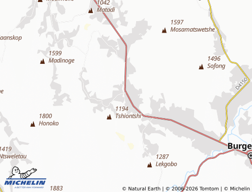 Kaart MICHELIN Driekop - ViaMichelin