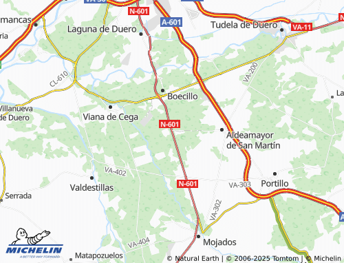 Mapa MICHELIN El Berrón - ViaMichelin