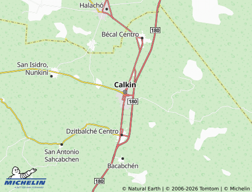 Mapa MICHELIN San Miguel Kucab - ViaMichelin