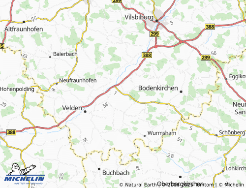 MICHELIN Eberspoint map - ViaMichelin