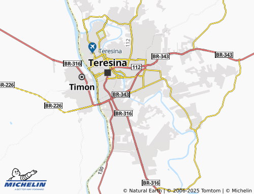MICHELIN Catarina map - ViaMichelin