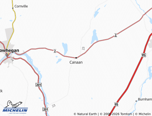 Carte MICHELIN Canaan - ViaMichelin