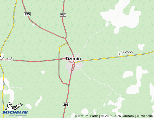MICHELIN-Landkarte Jacinto Canek II - ViaMichelin