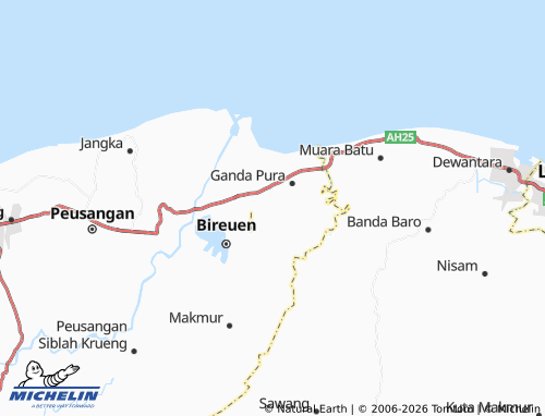Mapa MICHELIN Paya Dua - ViaMichelin