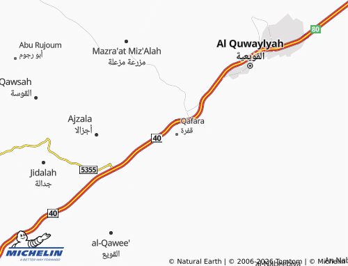 MICHELIN-Landkarte Jafara al-Sa'dan - ViaMichelin
