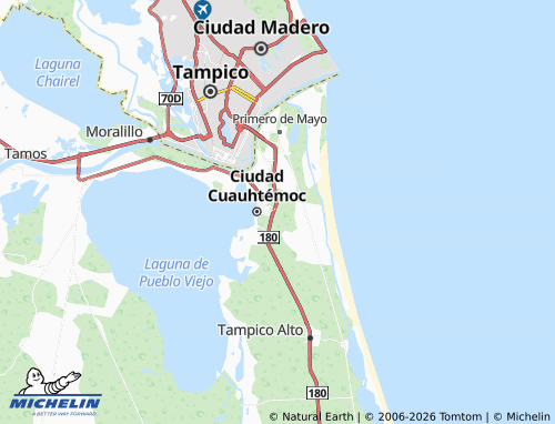 Mappa MICHELIN Cuauhtémoc - ViaMichelin