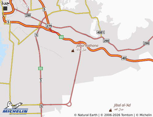 Carte MICHELIN al-Shifa - ViaMichelin