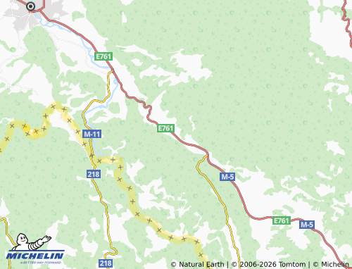Mappa MICHELIN Gorjevac - ViaMichelin