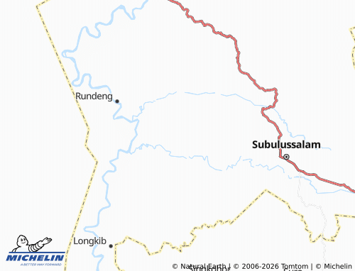 MICHELIN Teladan Baru map - ViaMichelin