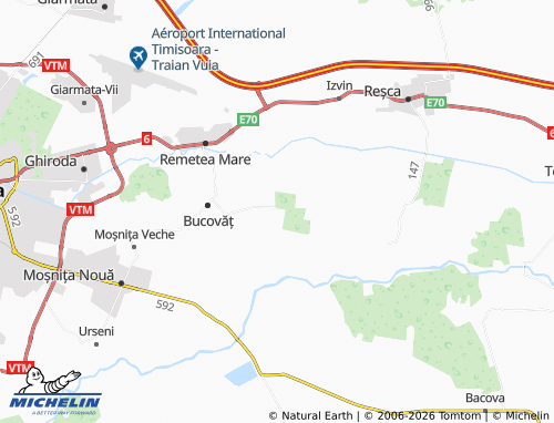 Mappa MICHELIN Bazoșu Nou - ViaMichelin