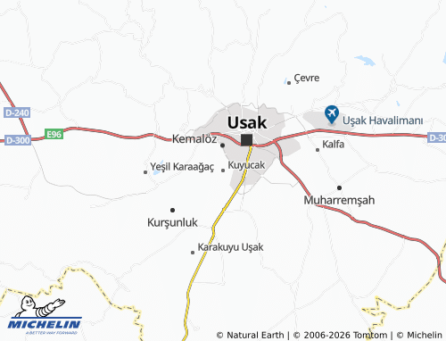 MICHELIN Kuyucak map - ViaMichelin