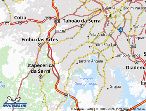 Mapa MICHELIN Capão Redondo - ViaMichelin