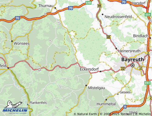 MICHELIN-Landkarte Lahm - ViaMichelin