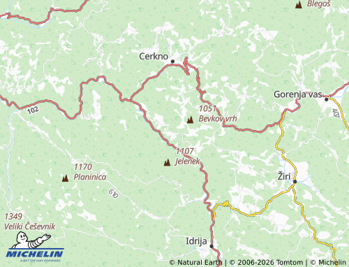 Carte MICHELIN Otalež - ViaMichelin