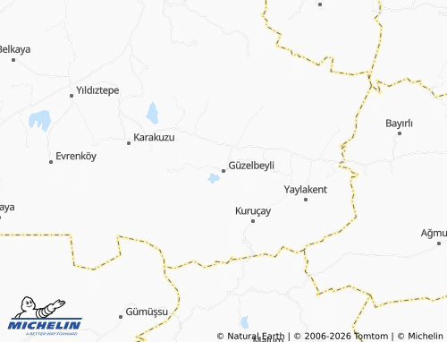 MICHELIN Güzelbeyli map - ViaMichelin