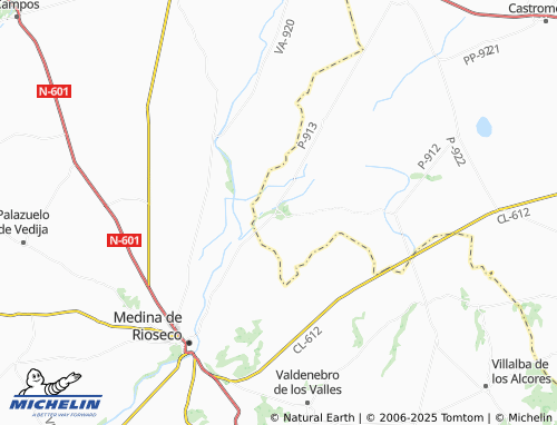 MICHELIN Belmonte de Campos map - ViaMichelin