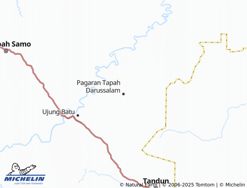 MICHELIN Pagaran Tapah Darussalam map - ViaMichelin