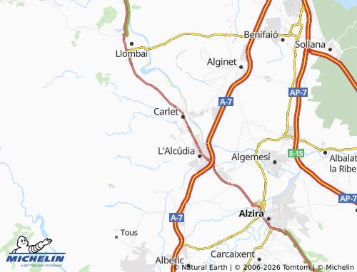 Mappa MICHELIN Benimodo - ViaMichelin