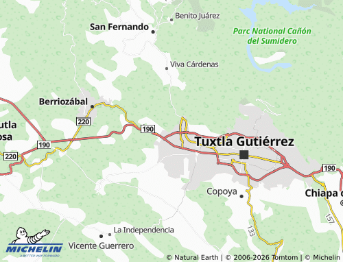 Mappa MICHELIN Plan de Ayala Ampliación Norte - ViaMichelin