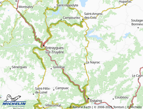 MICHELIN-Landkarte Florentin-la-Capelle - ViaMichelin