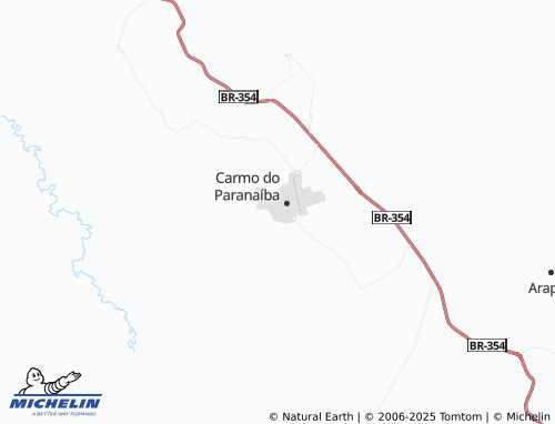 MICHELIN Paranaíba map - ViaMichelin