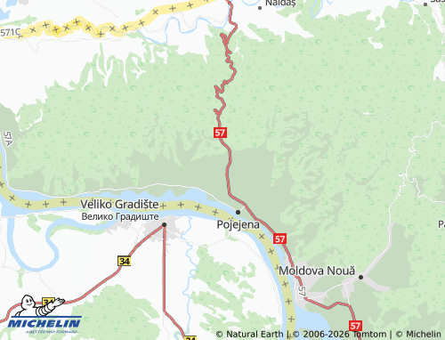 MICHELIN Radimna map - ViaMichelin