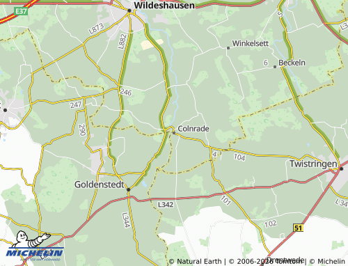 MICHELIN Colnrade map - ViaMichelin
