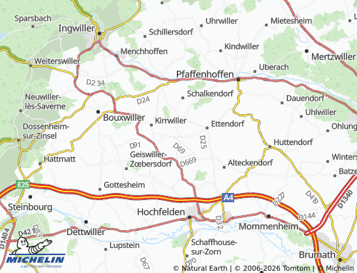 Mapa MICHELIN Ringendorf - ViaMichelin
