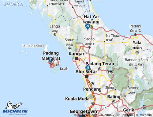 MICHELIN-Landkarte Perlis - ViaMichelin