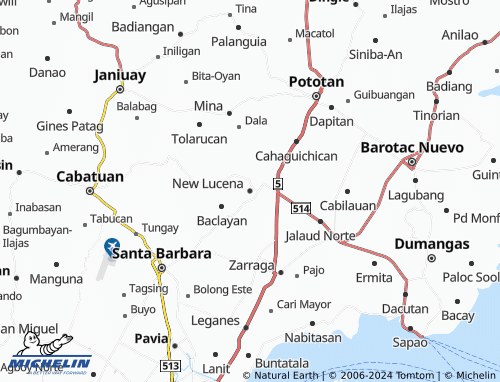 MICHELIN New Lucena map - ViaMichelin