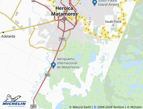 MICHELIN Los Agaves map - ViaMichelin