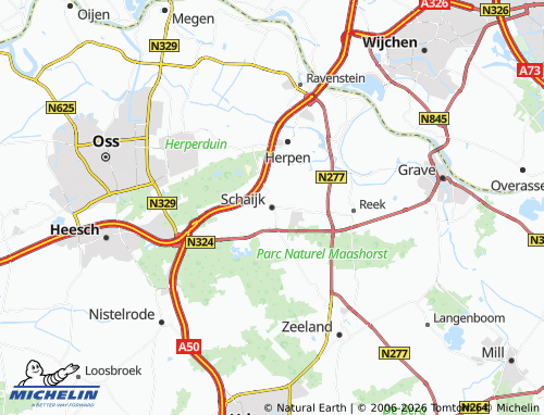 MICHELIN Schaijk map - ViaMichelin