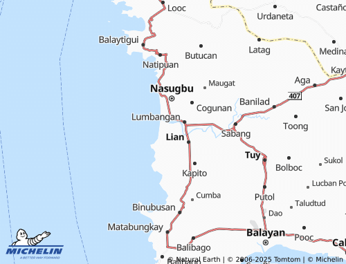 MICHELIN Bungahan map - ViaMichelin