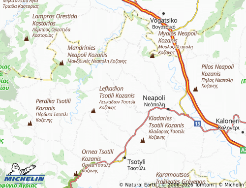 Carte MICHELIN Panagia - ViaMichelin