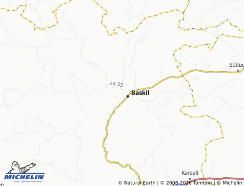 MICHELIN Canbeyler map - ViaMichelin