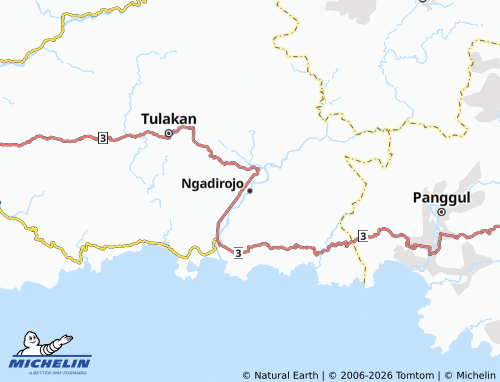 MICHELIN Ngadirojo map - ViaMichelin