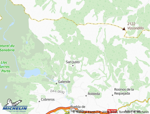 MICHELIN Barrio de Rábano map - ViaMichelin