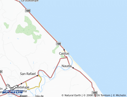 Mapa MICHELIN Zona Playera Casitas - ViaMichelin