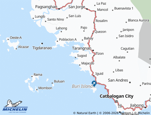 MICHELIN Sugod map - ViaMichelin