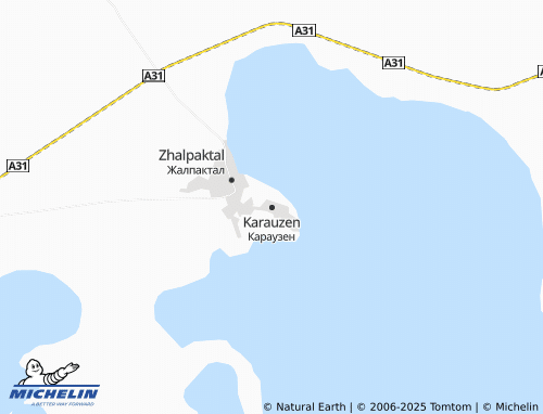 MICHELIN Karauzen map - ViaMichelin