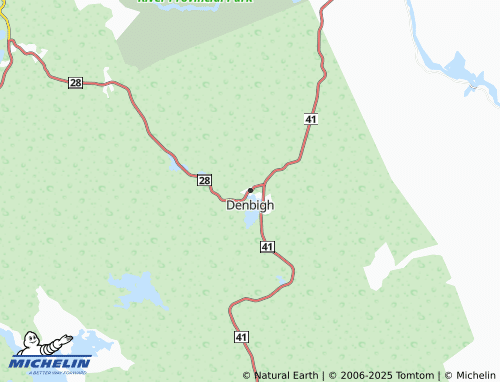 MICHELIN Denbigh map - ViaMichelin