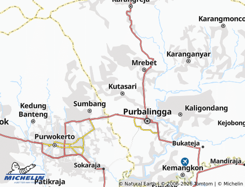 Mapa MICHELIN Kutasari - ViaMichelin