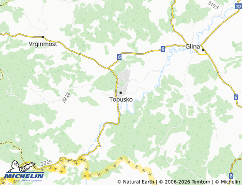 Mapa MICHELIN Topusko - ViaMichelin
