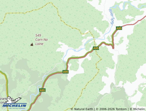 Carte MICHELIN Advie - ViaMichelin