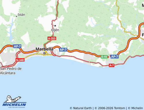 MICHELIN-Landkarte Marbella Golf - ViaMichelin
