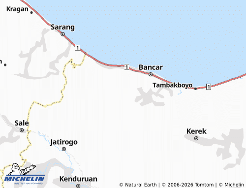 MICHELIN Sumberan map - ViaMichelin