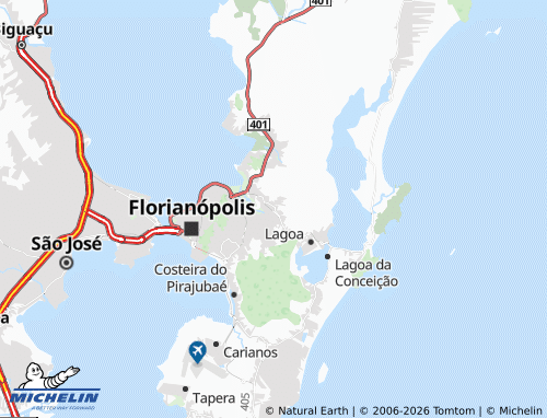 Mapa MICHELIN Itacorubi - ViaMichelin