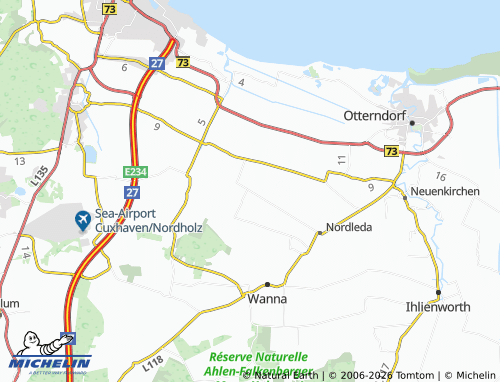 MICHELIN Westerende map - ViaMichelin
